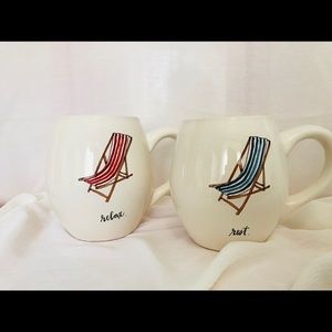 Rae Dunn summer mugs/ovals